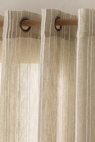 Rideau Zaho - Beige - 140 x 260 cm