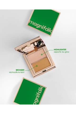 Duo Bronzer en Highlighter On veut de la lumière ! 01 Paris - 2 x 4,5 g 