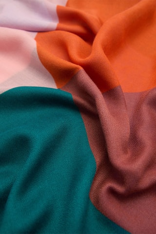 Foulard imprimé géométrique - Bleu