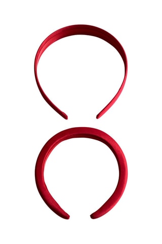 Lot 2 serre-tête - Rouge