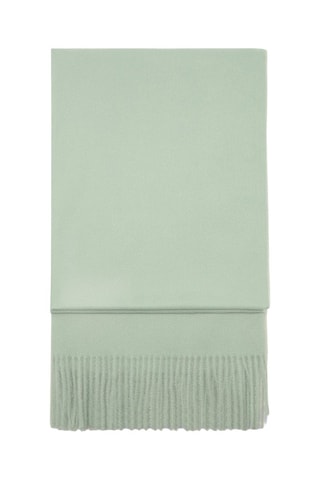 Écharpe à franges - Vert