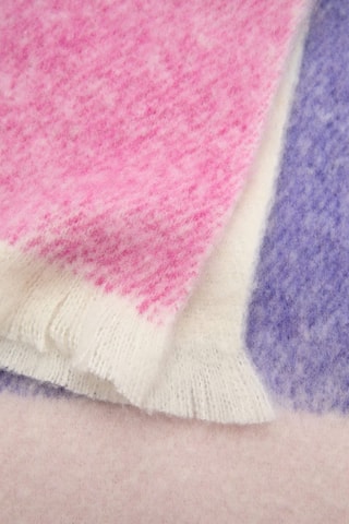 Écharpe multicolore franges - Lilas