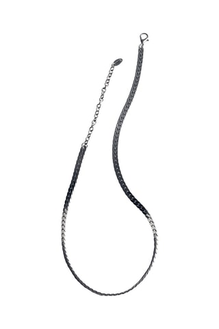 Collier chaîne plate - Argenté