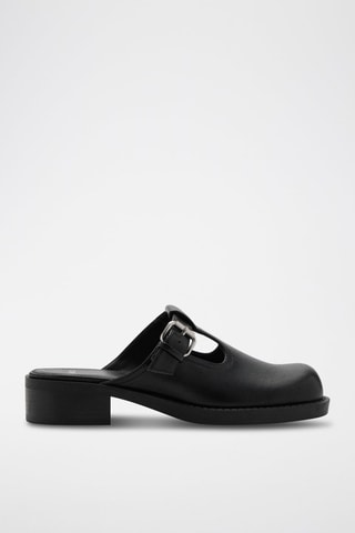 Sabots boucle de style mule - Noir