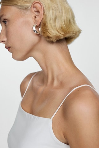 Débardeur col droit - Blanc