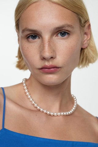 Débardeur col droit - Bleu