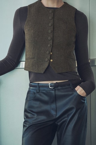 Gilet sans manches - Marron