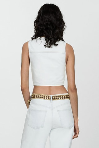 Gilet en jean - Bleu