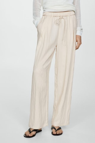 Pantalon Lyocell droit - Écru