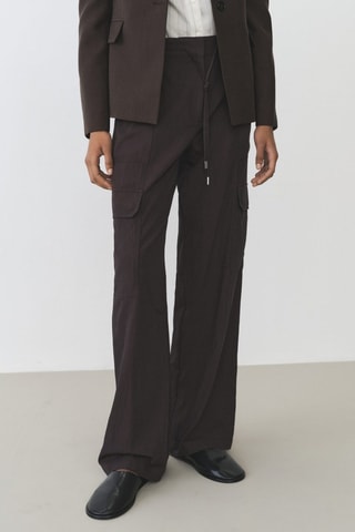 Pantalon cargo soft - Anthracite