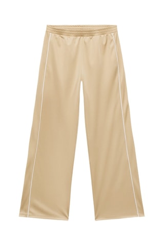 Pantalon de jogging rayures contrastées - Marron
