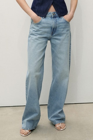 Jean Miami droit taille normale - Bleu clair