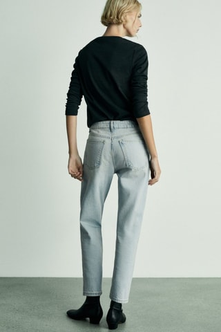 Jean Mom2000 mom taille haute - Bleu