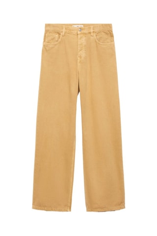 Jean wideleg loose taille basse - Marron