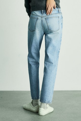 Jean Mom2000 mom taille haute - Bleu