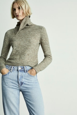 Jean Blanca droit crop - Bleu