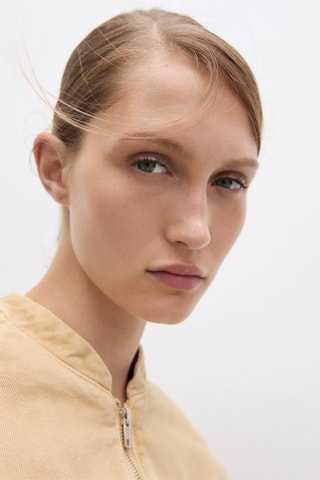 Bomber en jean - Marron