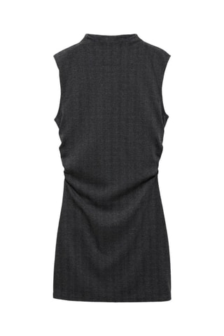 Robe à motif chevrons - Gris