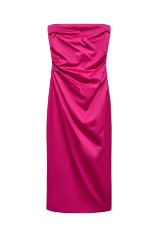 Robe bustier drapée - Rose