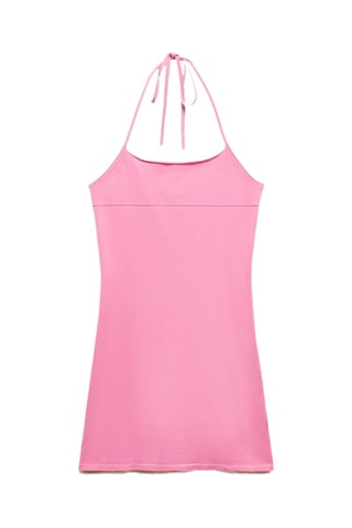 Robe ajustée emmanchures américaines - Rose