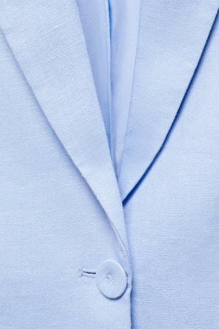 Veste costume 100% lin  - Ciel