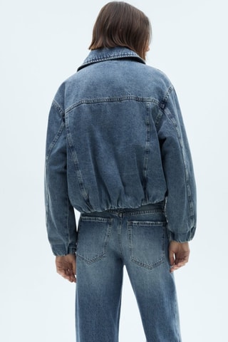 Blouson jean poches - Bleu