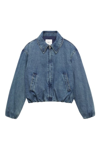 Blouson jean poches - Bleu