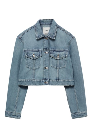 Blouson jean poches - Bleu