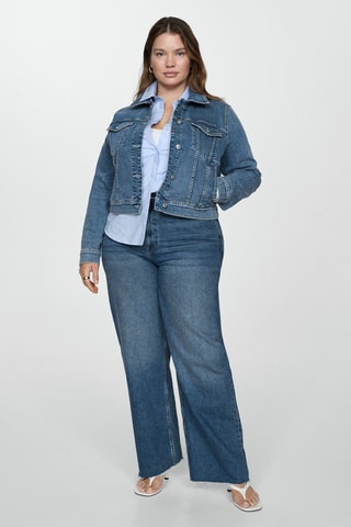 Blouson en jean - Bleu