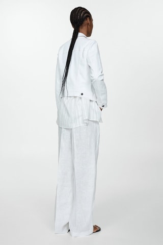 Blouson en jean - Blanc