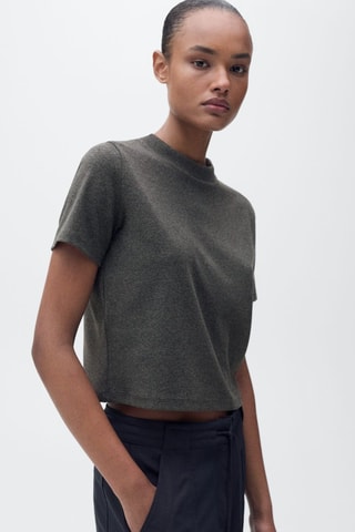 T-shirt - Gris foncé chine
