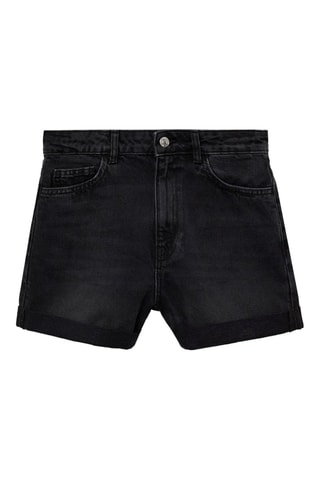 Short jean mom-fit - Noir