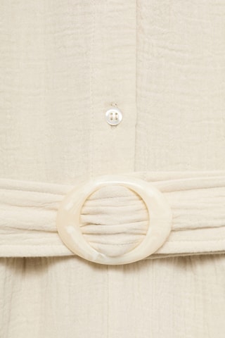 Combinaison avec ceinture - Ecru