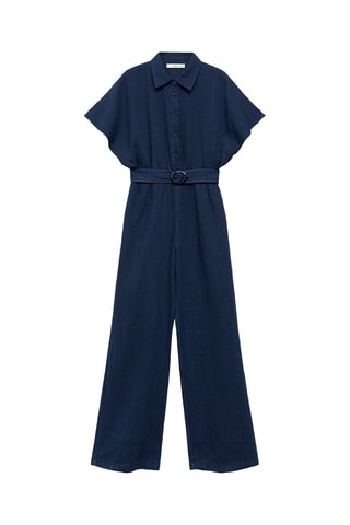 Combinaison avec ceinture - Bleu nuit