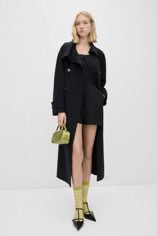 Combi-short ceinture - Noir