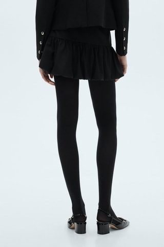 Minijupe boule volantée - Anthracite