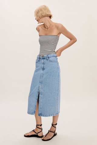 Jupe en jean - Bleu clair