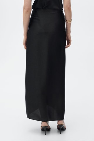 Jupe midi - Noir