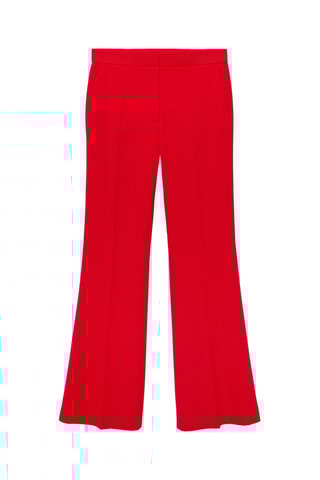 Pantalon de costume wideleg - Rouge