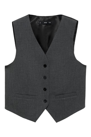 Gilet costume ceinture réglable - Gris