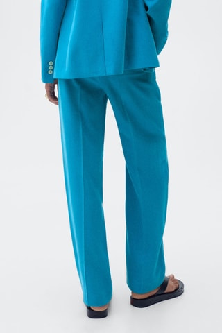 Pantalon droit costume - Bleu