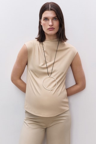 Top de grossesse - Sable