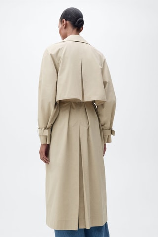 Trench coton ceinture - Beige