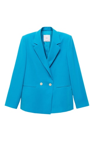 Blazer costume droit - Bleu