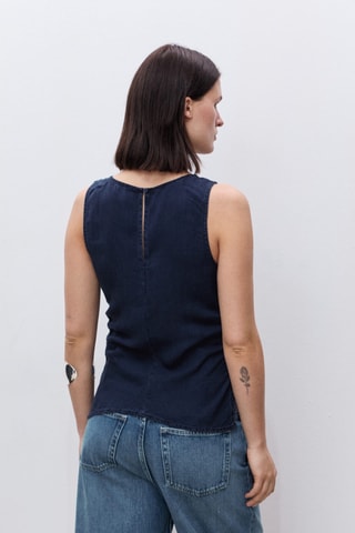 Top lyocell grossesse - Bleu marine