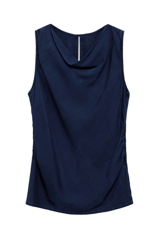 Top lyocell grossesse - Bleu marine