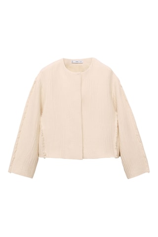 Veste oversize coton - Sable