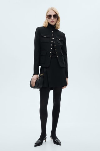 Jupe plissée - Noir