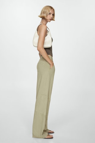 Pantalon Lyocell cordon de serrage - Kaki