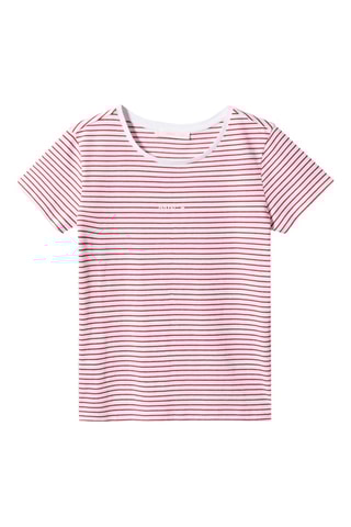 T-shirt logo en coton - Rouge